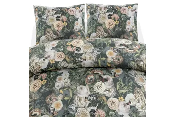 Påslakanset Dubbelsäng 3-Dels Abigail Grön - Borganäs - Textil & mattor - Sängkläder - Bäddset & påslakanset