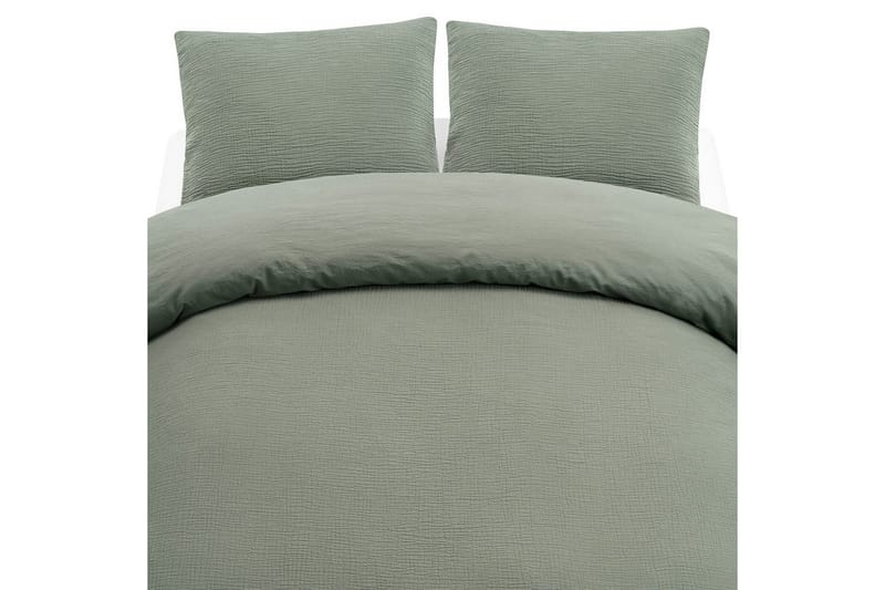 Påslakanset Dubbelsäng 3-Dels Rolling, Grön