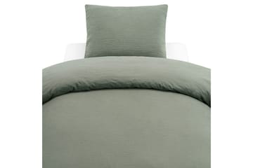 Påslakanset Dubbelsäng 3-Dels Rolling - Grön - Textil & mattor - Sängkläder - Bäddset & påslakanset