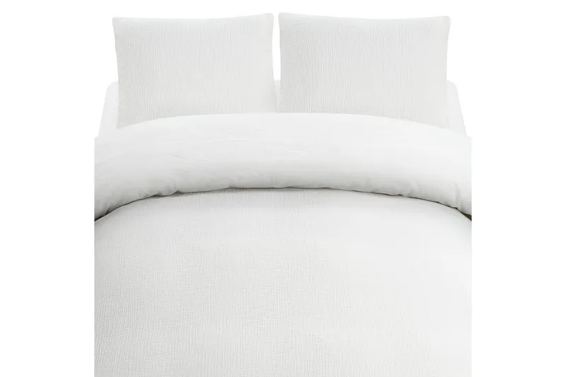 Påslakanset Dubbelsäng 3-Dels Rolling - Vit - Textil & mattor - Sängkläder - Bäddset & påslakanset