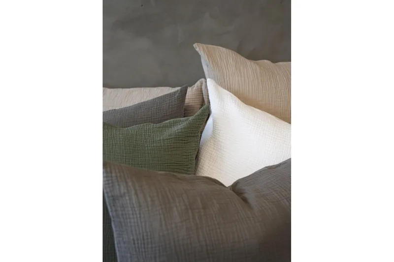 Påslakanset Dubbelsäng 3-Dels Rolling - Vit - Textil & mattor - Sängkläder - Bäddset & påslakanset