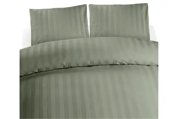 Påslakanset Dubbelsäng 3-Dels Satin - Grön - Textil & mattor - Sängkläder - Bäddset & påslakanset