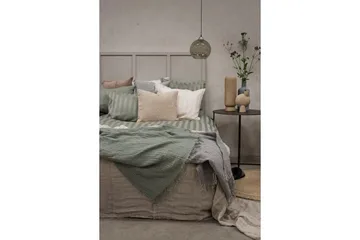 Påslakanset Dubbelsäng 3-Dels Satin - Grön - Textil & mattor - Sängkläder - Bäddset & påslakanset