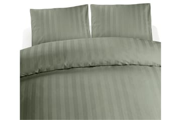 Påslakanset Dubbelsäng 3-Dels Satin - Grön - Textil & mattor - Sängkläder - Bäddset & påslakanset