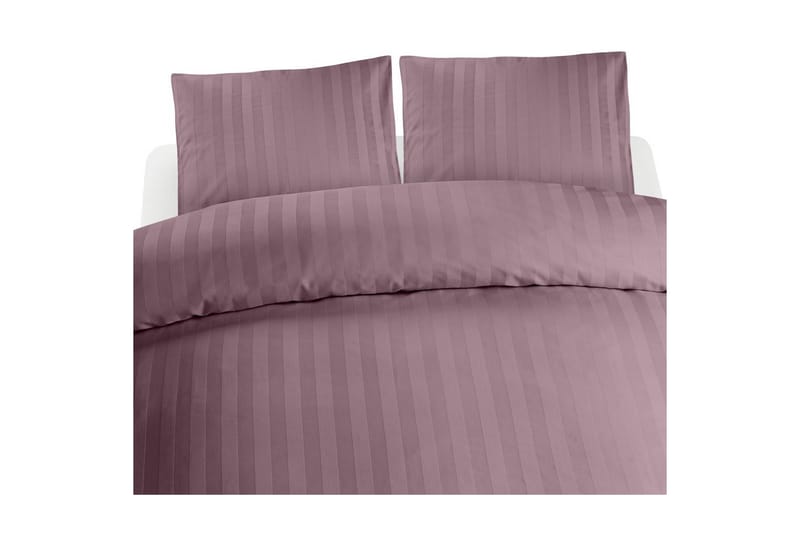 Påslakanset Dubbelsäng 3-Dels Satin - Lila - Textil & mattor - Sängkläder - Bäddset & påslakanset