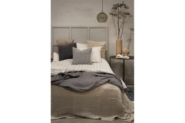 Påslakanset Dubbelsäng 3-Dels Satin - Sand - Textil & mattor - Sängkläder