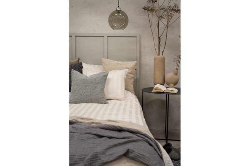 Påslakanset Dubbelsäng 3-Dels Satin - Sand - Textil & mattor - Sängkläder