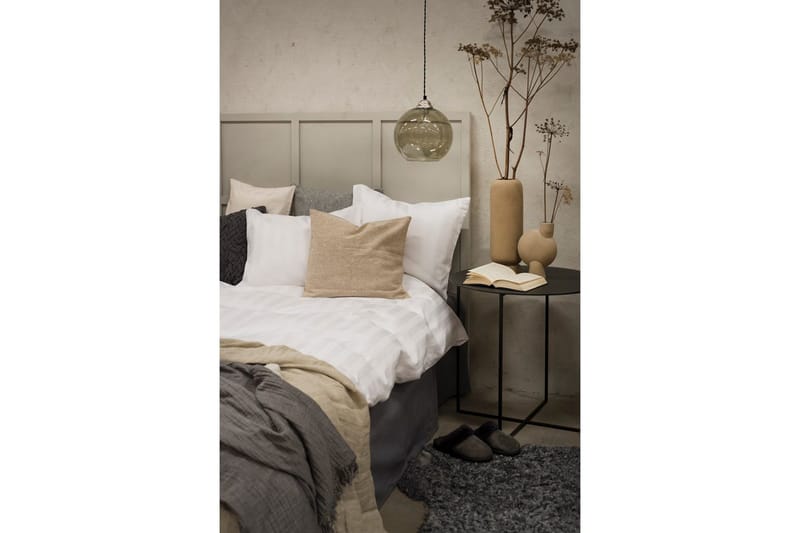 Påslakanset Dubbelsäng 3-Dels Satin - Vit - Textil & mattor - Sängkläder