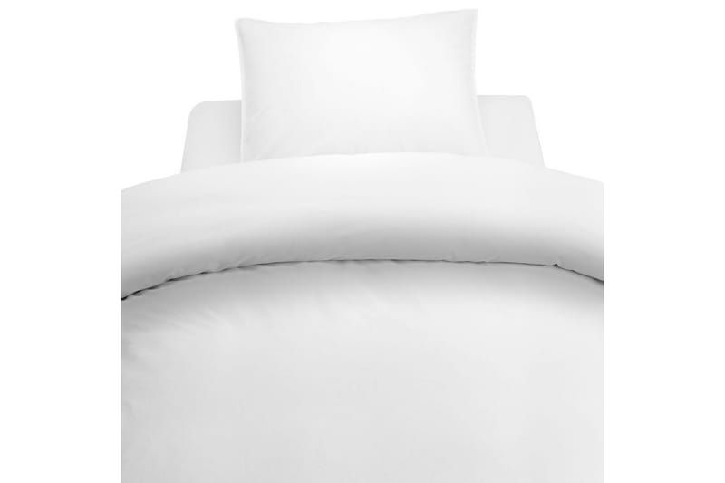 Påslakanset Dubbelsäng 3-Dels Washed - Vit - Textil & mattor - Sängkläder - Bäddset & påslakanset