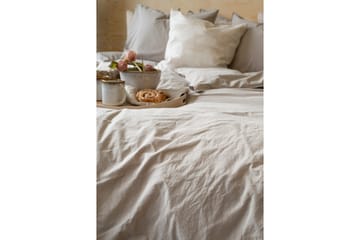 Påslakanset Dubbelsäng 3-Dels Percale - Sand - Textil & mattor - Sängkläder - Bäddset & påslakanset