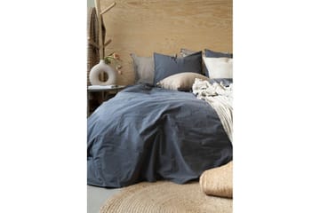 Påslakanset Dubbelsäng 3-Dels Percale - Blå - Textil & mattor - Sängkläder - Bäddset & påslakanset