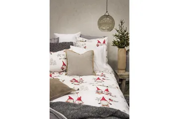 Påslakanset Dubbelsäng Frosty Christmas 212x220 cm - Vit - Textil & mattor - Sängkläder