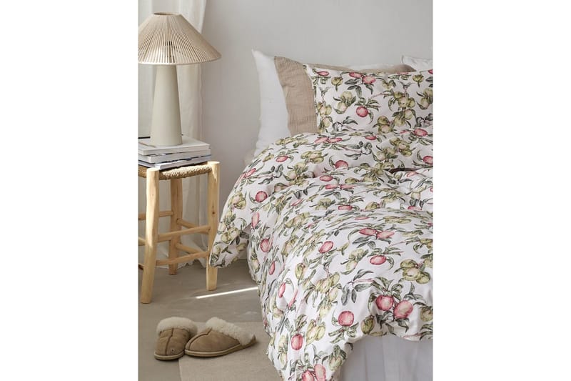 Påslakanset Enkelsäng 2-Dels Äppellunden Multi - Grå - Textil & mattor - Sängkläder