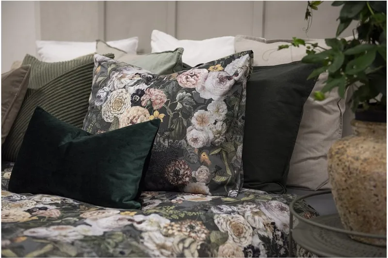 Påslakanset Enkelsäng 2-Dels Abigail Grön - Borganäs - Textil & mattor - Sängkläder - Bäddset & påslakanset