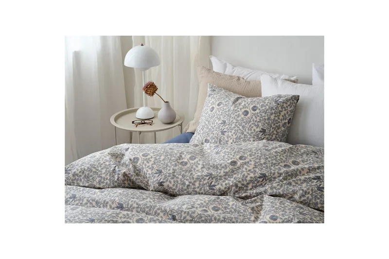 Påslakanset Enkelsäng 2-Dels Botanique - Blå - Textil & mattor - Sängkläder - Bäddset & påslakanset