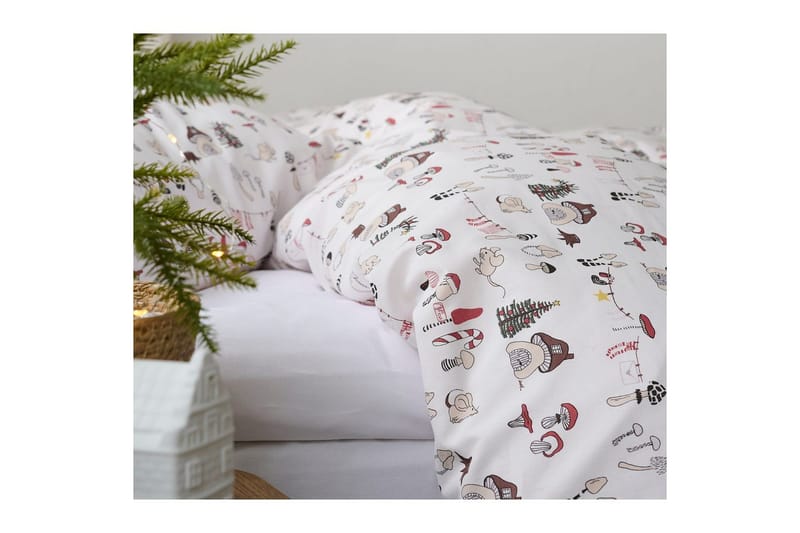 Påslakanset Enkelsäng 2-Dels Fingal Jul Vit - Vit - Textil & mattor - Sängkläder