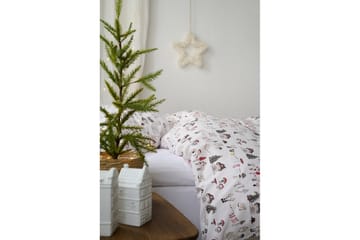 Påslakanset Enkelsäng 2-Dels Fingal Jul Vit - Vit - Textil & mattor - Sängkläder