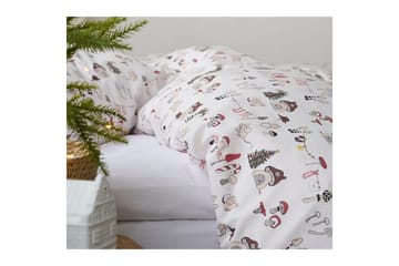 Påslakanset Enkelsäng 2-Dels Fingal Jul Vit - Vit - Textil & mattor - Sängkläder