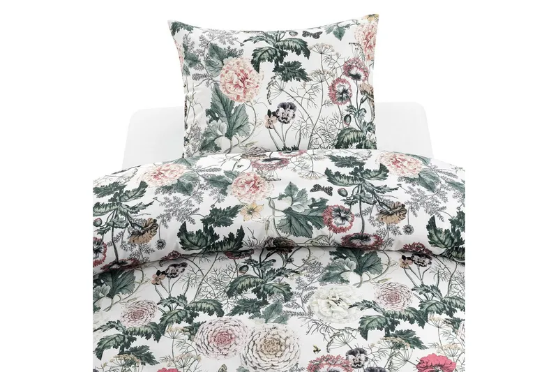 Påslakanset Enkelsäng 2-Dels Fiona Vit, Franzén