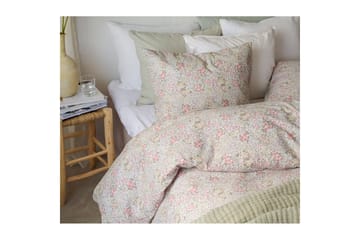 Påslakanset Enkelsäng 2-Dels Floret Sand - Brun - Textil & mattor - Sängkläder