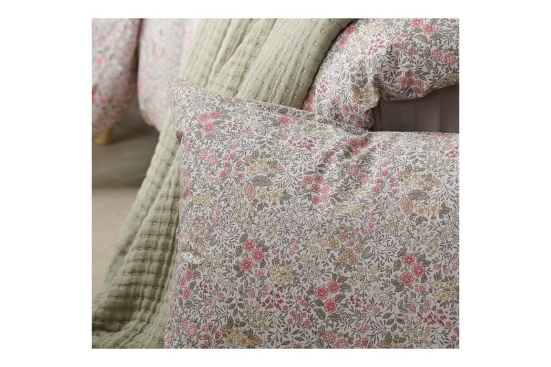 Påslakanset Enkelsäng 2-Dels Floret Sand - Brun - Textil & mattor - Sängkläder