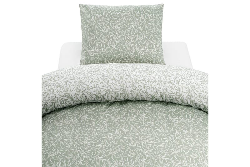 Påslakanset Enkelsäng 2-Dels Garden, Grön