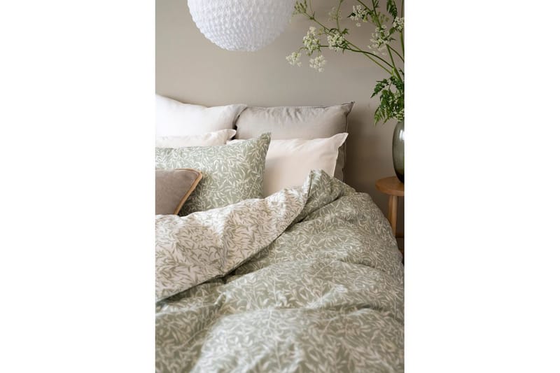 Påslakanset Enkelsäng 2-Dels Garden - Grön - Textil & mattor - Sängkläder