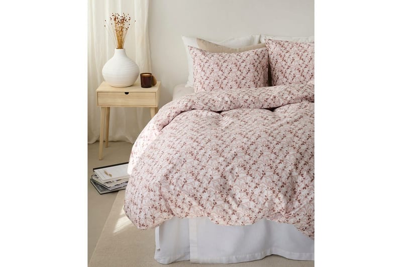 Påslakanset Enkelsäng 2-Dels Havtorn Peach - Brun - Textil & mattor - Sängkläder