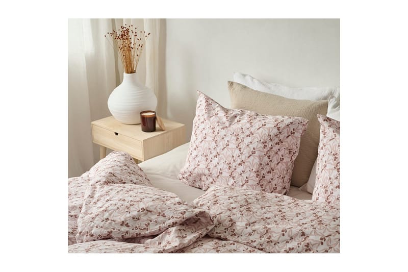 Påslakanset Enkelsäng 2-Dels Havtorn Peach - Brun - Textil & mattor - Sängkläder