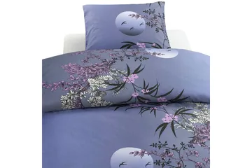 Påslakanset Enkelsäng 2-Dels Japan Grå - Borganäs - Textil & mattor - Sängkläder - Bäddset & påslakanset