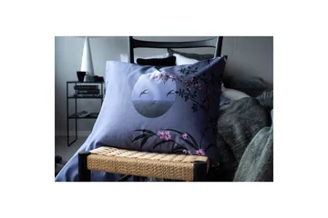 Påslakanset Enkelsäng 2-Dels Japan Grå - Borganäs - Textil & mattor - Sängkläder - Bäddset & påslakanset