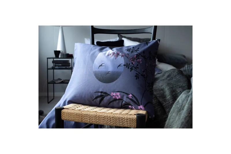 Påslakanset Enkelsäng 2-Dels Japan Grå - Borganäs - Textil & mattor - Sängkläder - Bäddset & påslakanset