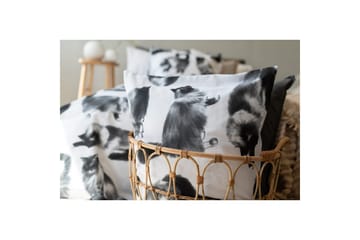 Påslakanset Enkelsäng 2-Dels Julis Grå - Borganäs of Sweden - Textil & mattor - Sängkläder - Bäddset & påslakanset