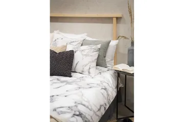 Påslakanset Enkelsäng 2-Dels Marmor Vit - Borganäs of Sweden - Textil & mattor - Sängkläder - Bäddset & påslakanset