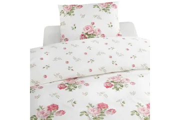 Påslakanset Enkelsäng 2-Dels New Dawn Rosa - Borganäs of Sweden - Textil & mattor - Sängkläder - Bäddset & påslakanset