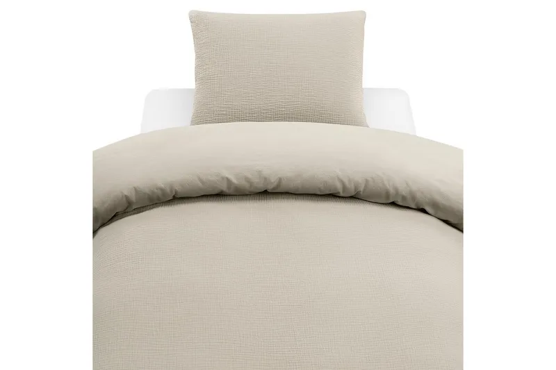 Påslakanset Enkelsäng 2-Dels Rolling - Sand - Textil & mattor - Sängkläder - Bäddset & påslakanset