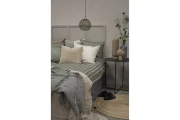 Påslakanset Enkelsäng 2-Dels Satin - Grön - Textil & mattor - Sängkläder