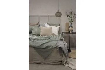 Påslakanset Enkelsäng 2-Dels Satin - Grön - Textil & mattor - Sängkläder