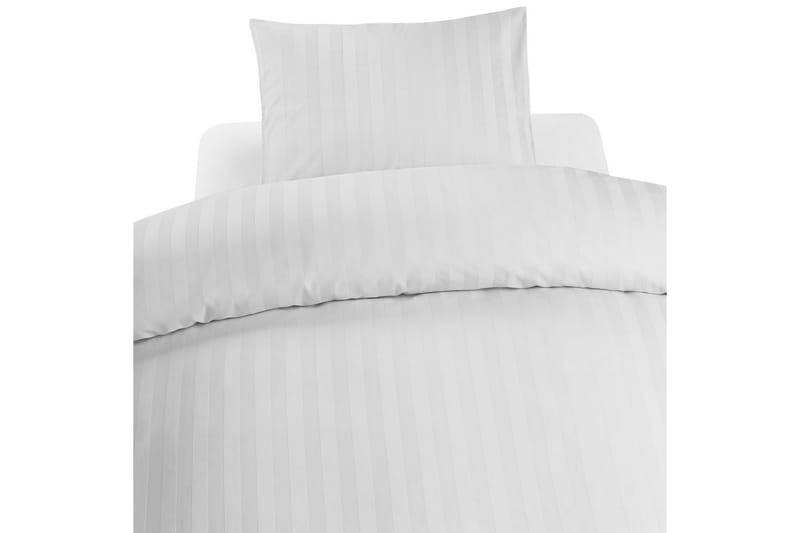 Påslakanset Enkelsäng 2-Dels Satin, Vit