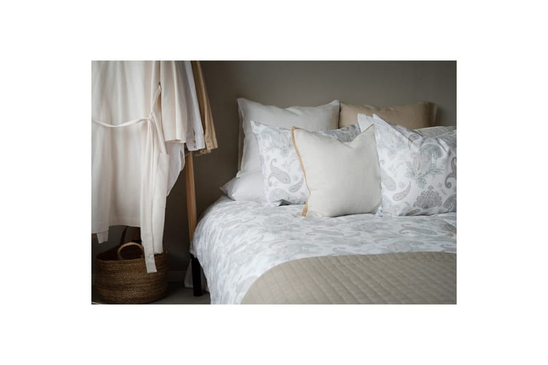 Påslakanset Enkelsäng 2-Dels Tilly - Grå - Textil & mattor - Sängkläder - Bäddset & påslakanset