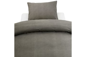 Påslakanset Enkelsäng 2-Dels Washed - Grå - Textil & mattor - Sängkläder - Bäddset & påslakanset
