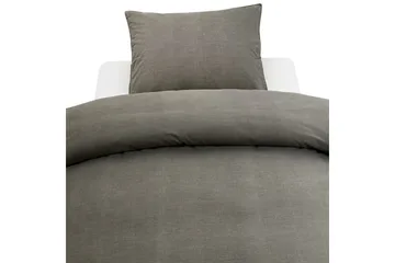 Påslakanset Enkelsäng 2-Dels Washed - Grå - Textil & mattor - Sängkläder - Bäddset & påslakanset