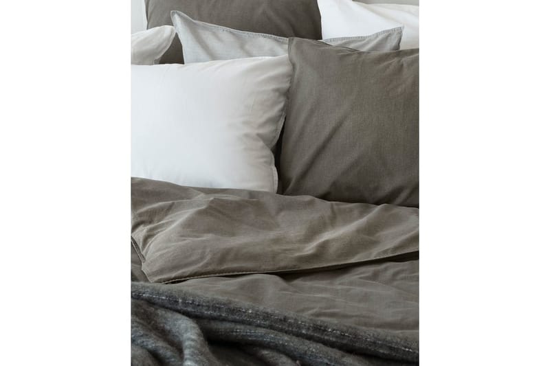 Påslakanset Enkelsäng 2-Dels Washed - Grå - Textil & mattor - Sängkläder - Bäddset & påslakanset