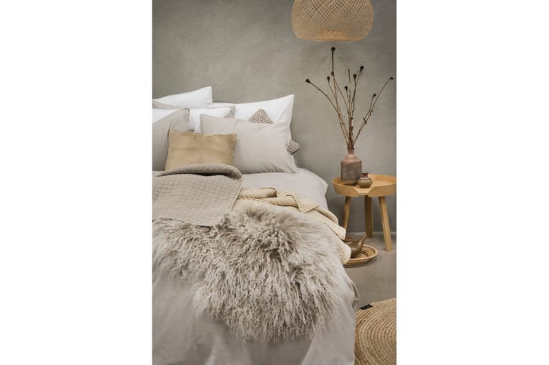 Påslakanset Enkelsäng 2-Dels Washed - Greige - Textil & mattor - Sängkläder