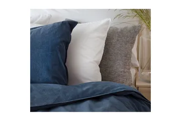 Påslakanset Enkelsäng 2-Dels Washed - Marinblå - Textil & mattor - Sängkläder
