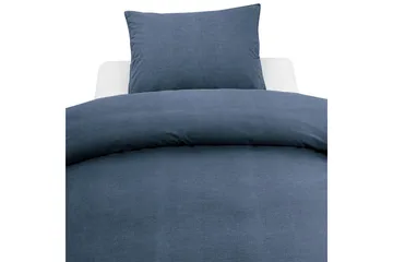 Påslakanset Enkelsäng 2-Dels Washed - Marinblå - Textil & mattor - Sängkläder