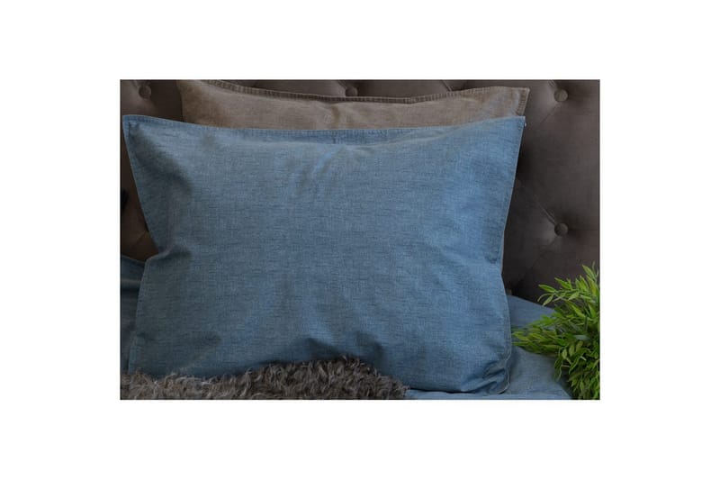 Påslakanset Enkelsäng 2-Dels Washed - Marinblå - Textil & mattor - Sängkläder