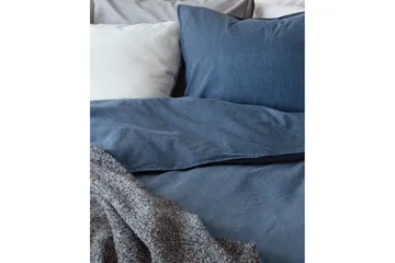 Påslakanset Enkelsäng 2-Dels Washed - Marinblå - Textil & mattor - Sängkläder