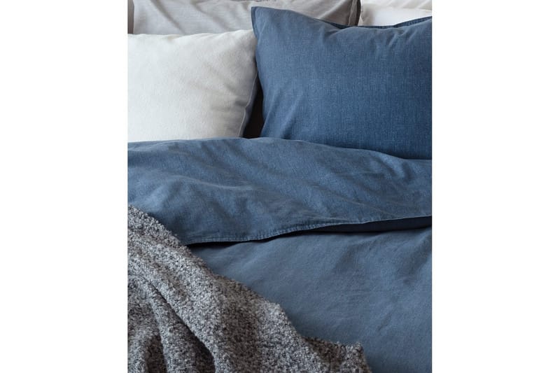 Påslakanset Enkelsäng 2-Dels Washed - Marinblå - Textil & mattor - Sängkläder