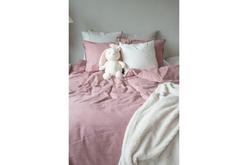 Påslakanset Enkelsäng 2-Dels Washed - Ny Rosa - Textil & mattor - Sängkläder - Bäddset & påslakanset